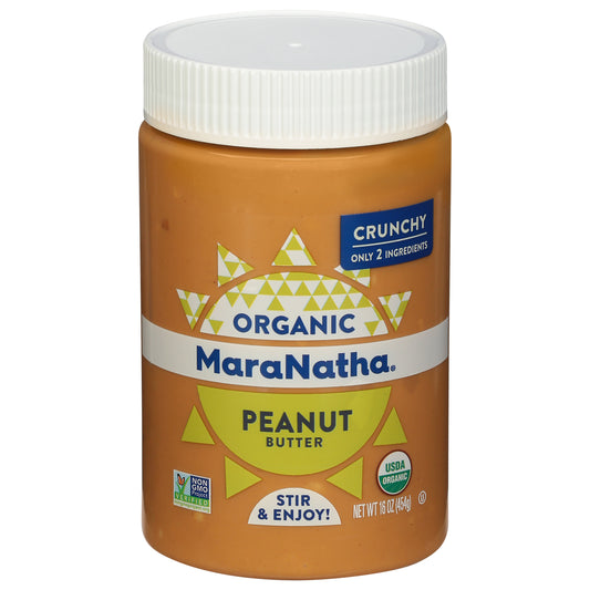 Maranatha Peanut Butter Crunch Salt Organic 16 oz (Pack Of 6)