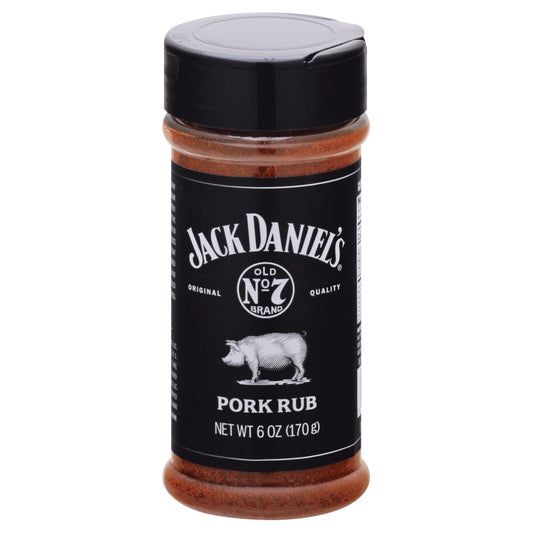 Jack Daniels Seasoning Rub Barbeque Pork 6 oz (Pack Of 6)