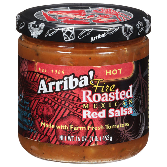 Arriba Salsa Red Hot 16 oz (Pack Of 6)