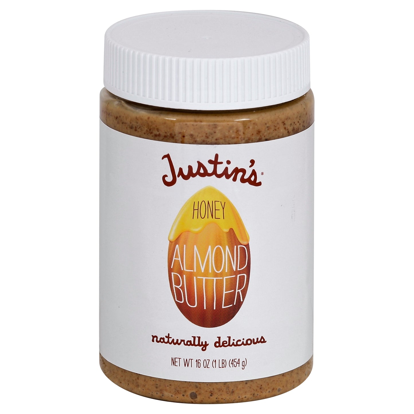 Justins Nut Butter Almond Honey Jar 16 oz (Pack Of 6)