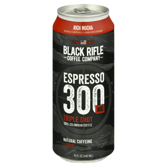 Black Rifle Coffee Coffee Espresso RTD Mocha 15 Fo Pack of 12