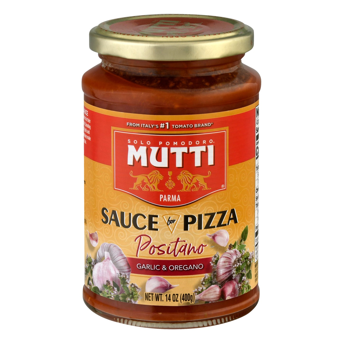 Mutti Sauce Pizza Garlic Oregano 14 oz (Pack Of 6)