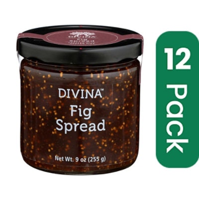 Divina Fig Spread - 9 Ounce (Pack of 12)