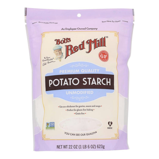 Bob's Red Mill Unmodified Potato Starch Gluten Free - 22 oz (Pack of 4)