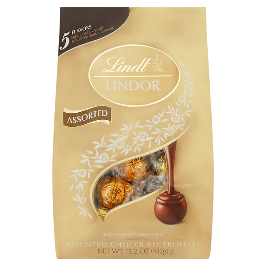 Lindt Truffle Assorted Chocolate Bag 15.2 Oz (Pack of 6)