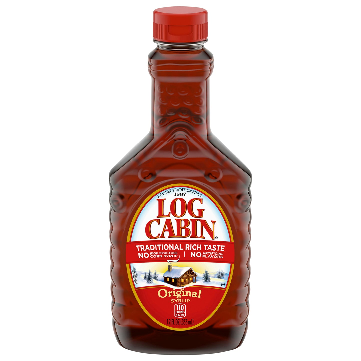 Log Cabin Syrup Regular 12 Fl Oz (Pack of 12)