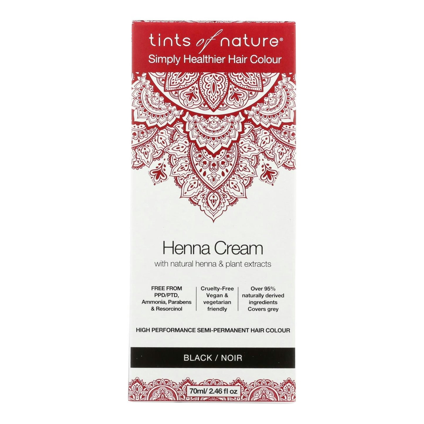 Tints Of Nature Colour Hair Cream Black 2.46 Fo