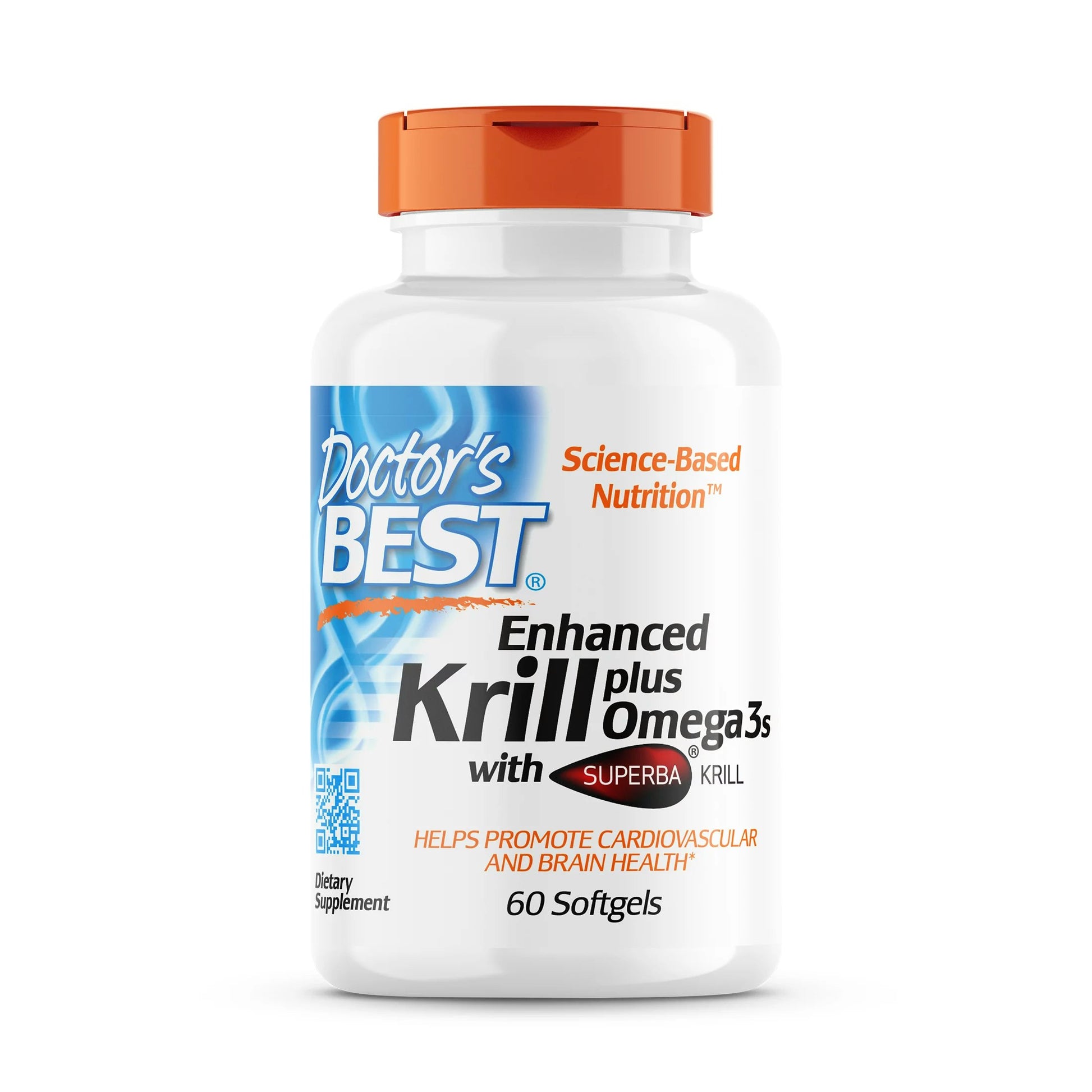 Doctor's Best Krill Plus Omega 3 Enhanced (60 Softgels)