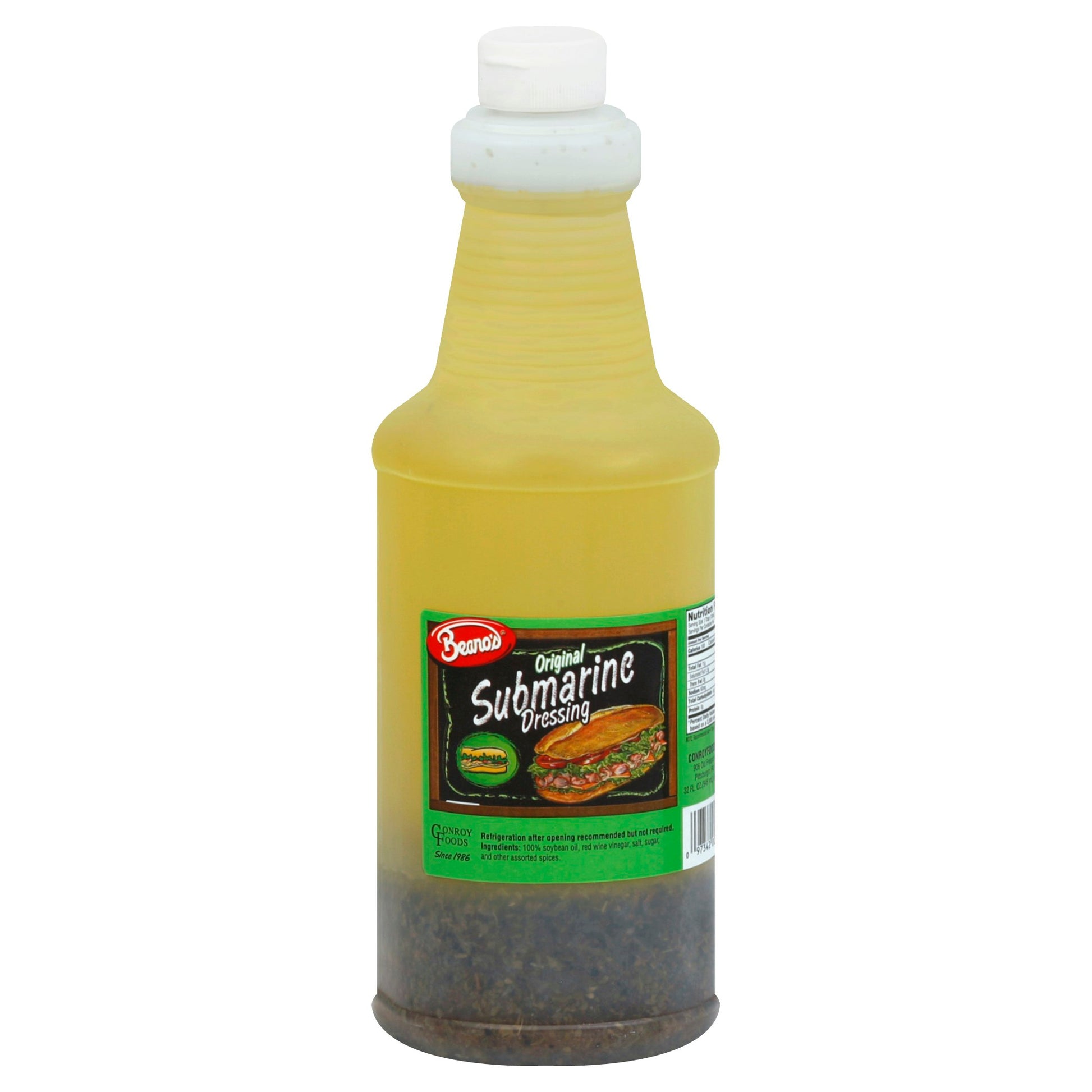 Beanos Dressing Original Sub 32 Fl oz (Pack of 4)