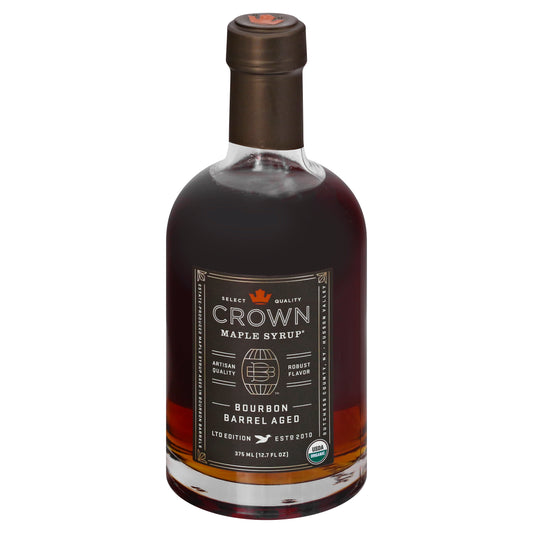 Crown Maple Syrup Bourbon Barrel Organic 12.7 FO (Pack Of 6)