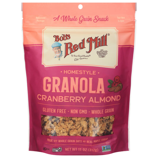 Bobs Red Mill Granola Homestyle Cranberry Almond 11 oz (Pack Of 6)