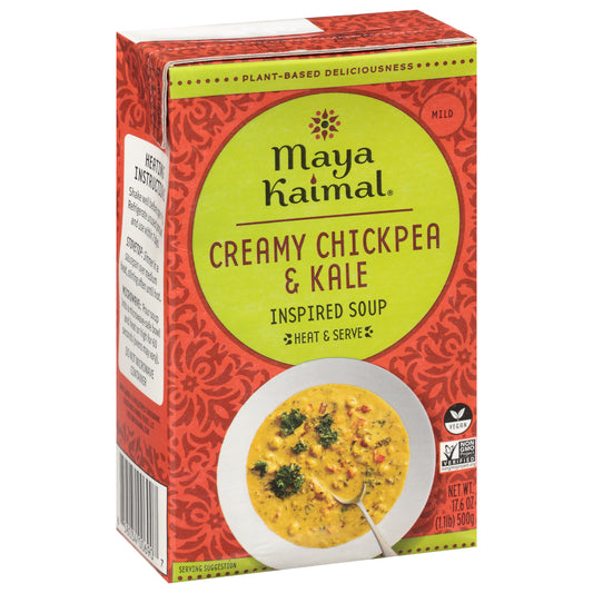 Maya Kaimal Soup Chickpea Kale Cream 17.6 Oz (Pack Of 12)