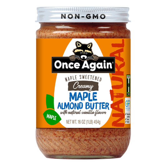 Once Again Butter Almond Maple 16 Oz (Pack Of 6)