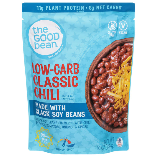 The Good Bean Chili Low Carb - 10 OZ (Pack of 4)