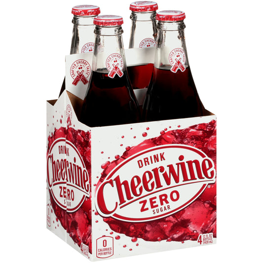 Cheerwine Soda Cheerwine Zero Sugar 48 FO (Pack Of 6)