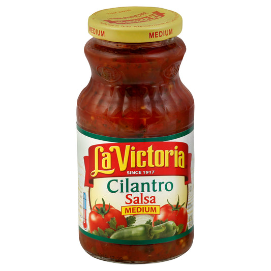 La Victoria Salsa Cilantro Medium 16 oz (Pack Of 12)