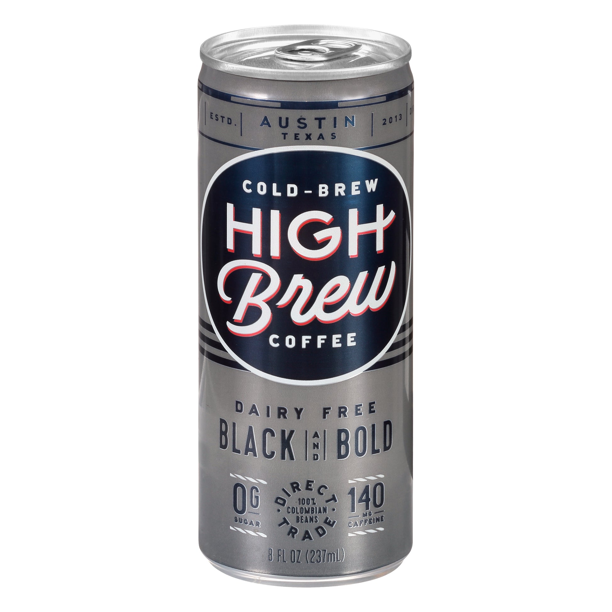 High Brew Coffee RTD Black & Bold 8 oz (Pack Of 12)