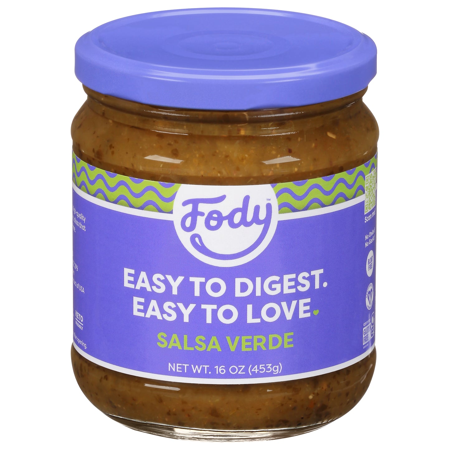 Fody Food Co Salsa Verde 16 Oz (Pack Of 6)