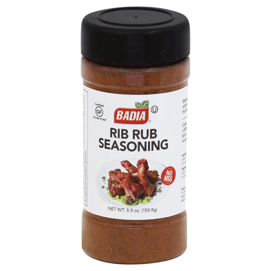 Badia Spice Rub Rib 5.5 Oz (Pack Of 6)