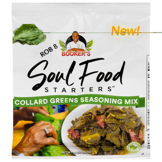 Bookers Soul Food Starter Collard Green Seas 1.4 oz (Pack Of 24)