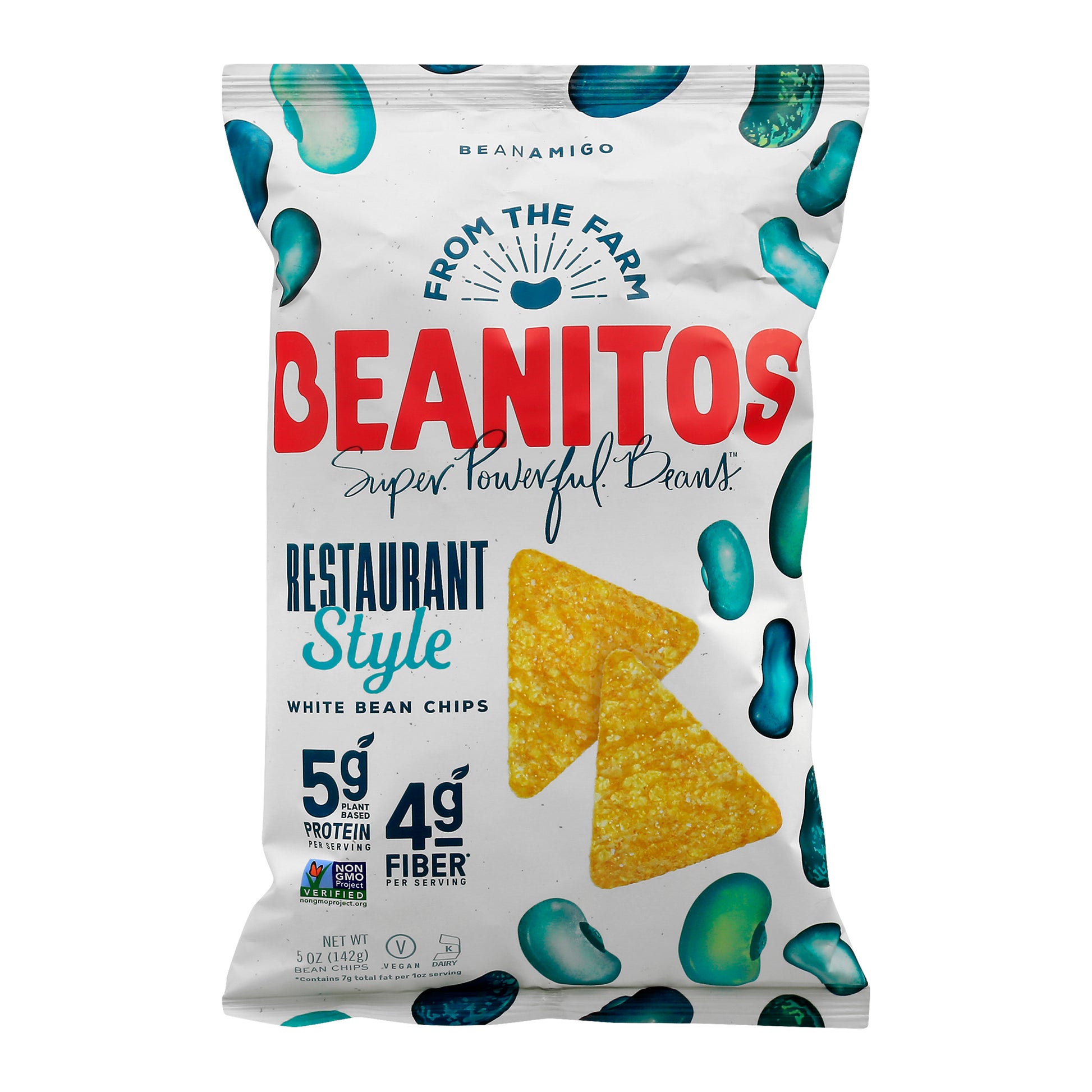 Beanitos Chip Whtbn Sea Salt 5 oz (Pack Of 6)