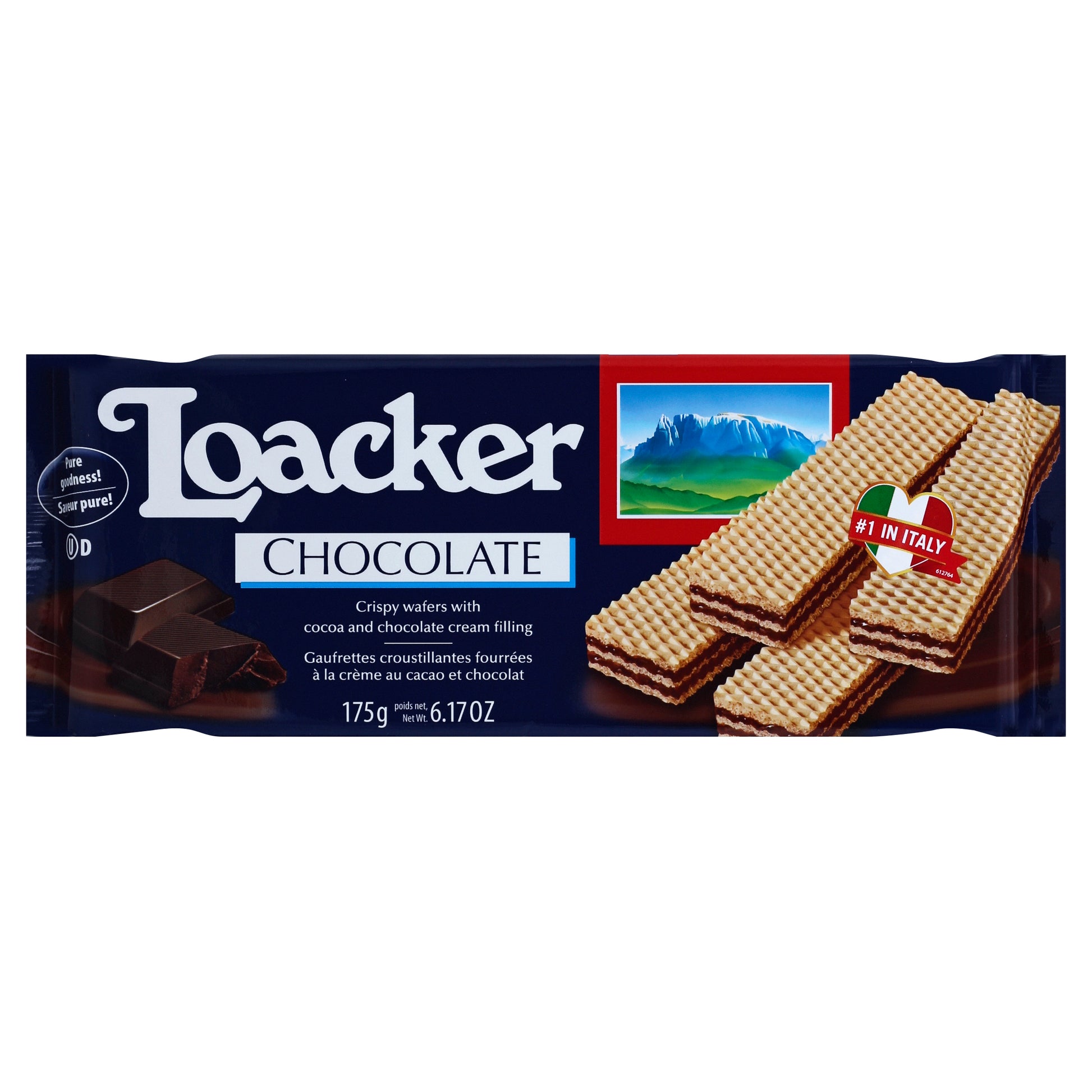 Loacker Wafer Chocolate 175G 6.17 oz (Pack Of 18)