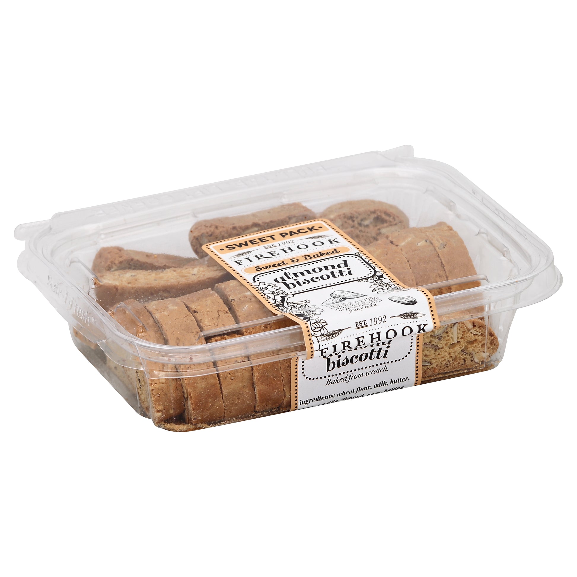 Firehook Biscotti Almond 6 Oz (Pack Of 8)