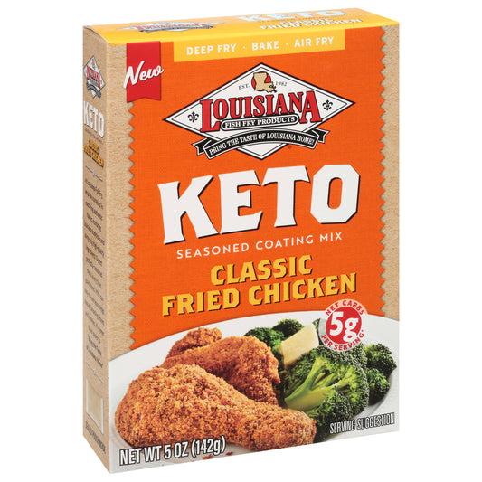 Louisiana Fish Fry Mix Fried Chicken Keto Seaso 5 oz (Pack Of 6)