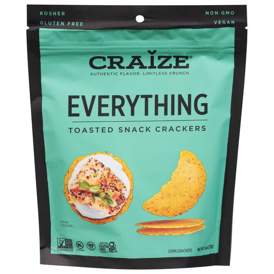 Craize Crackers Everything 4 oz (Pack Of 6)