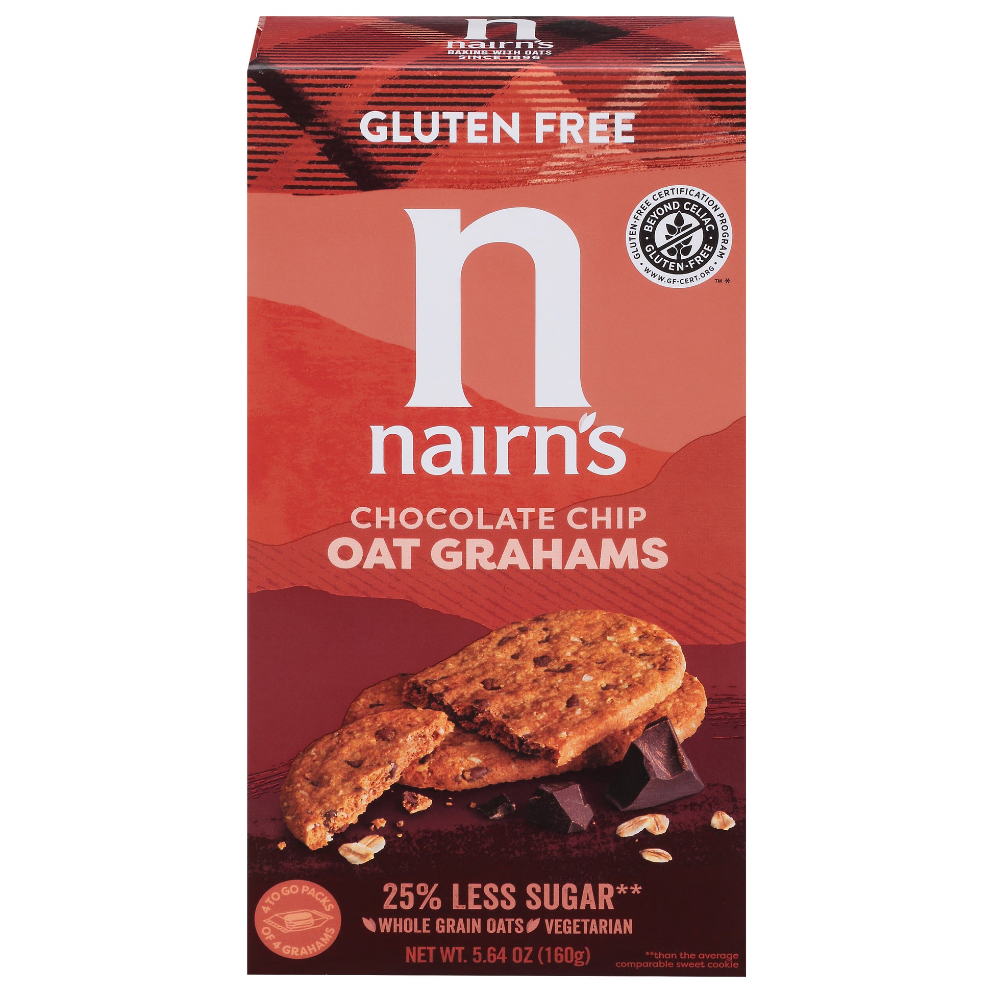 Nairns Cookie Oatmeal Chocolate Gluten Free 5.64 Oz (Pack Of 6)