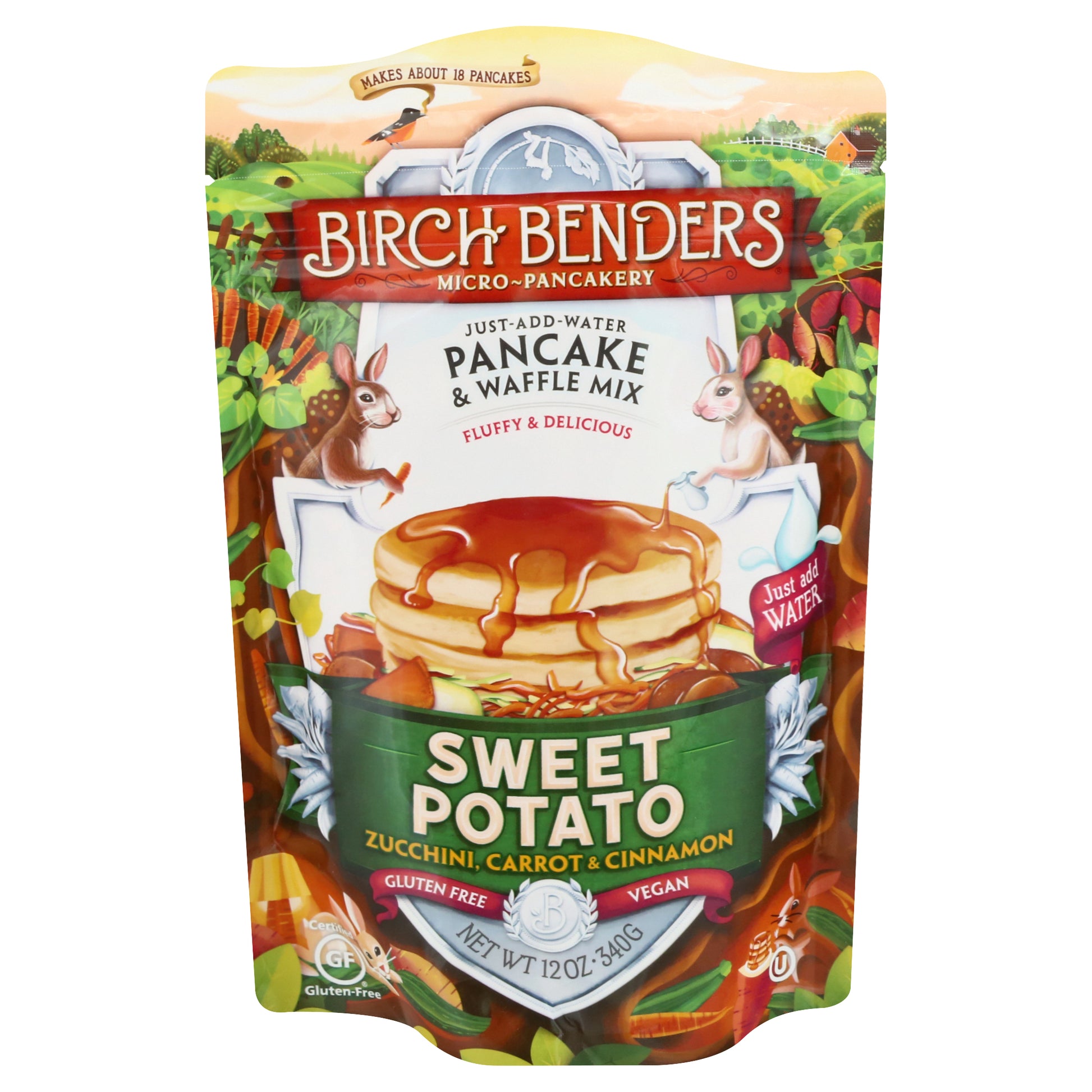 Birch Benders Pancake Mix Sweet Potato 12 oz (Pack Of 6)