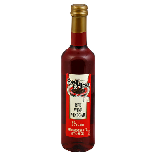 Dell Alpe Vinegar Red Wine 17 oz (Pack Of 6)