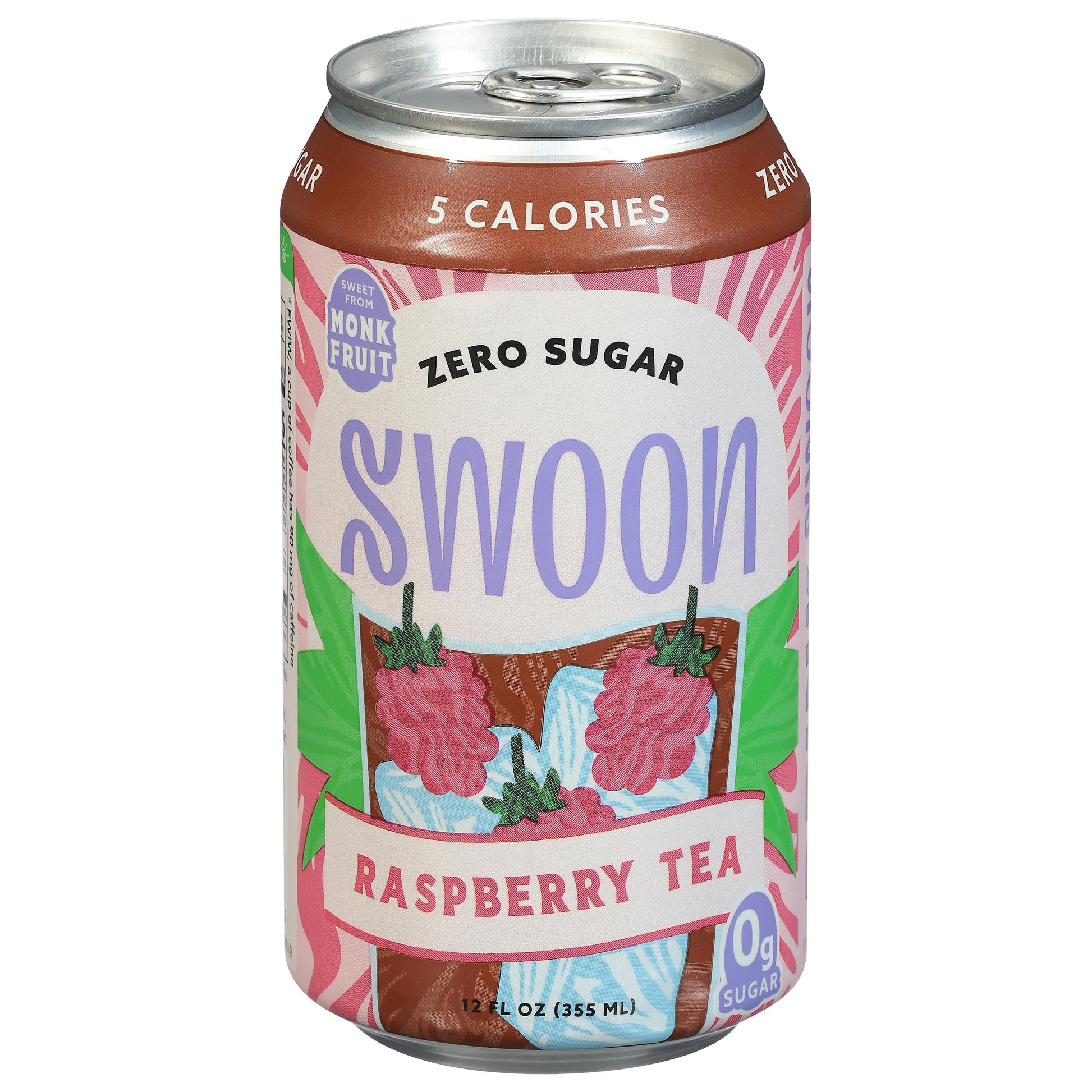 Swoon Tea Zero Sugar Rasbry RTD 12 fl oz (Pack of 12)