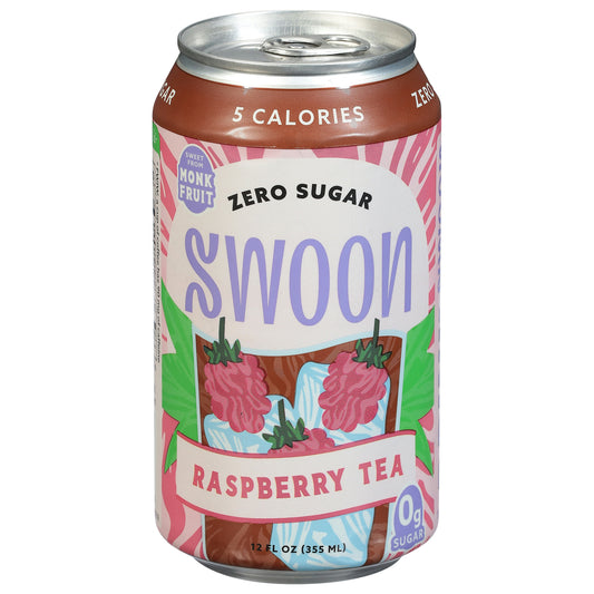 Swoon Tea Zero Sugar Rasbry RTD 12 fl oz (Pack of 12)