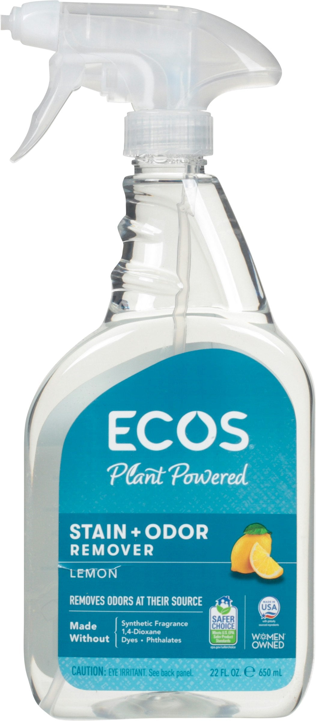 Ecos Household Cleaning Stain Odor Remover 22 Oz Pack of 6