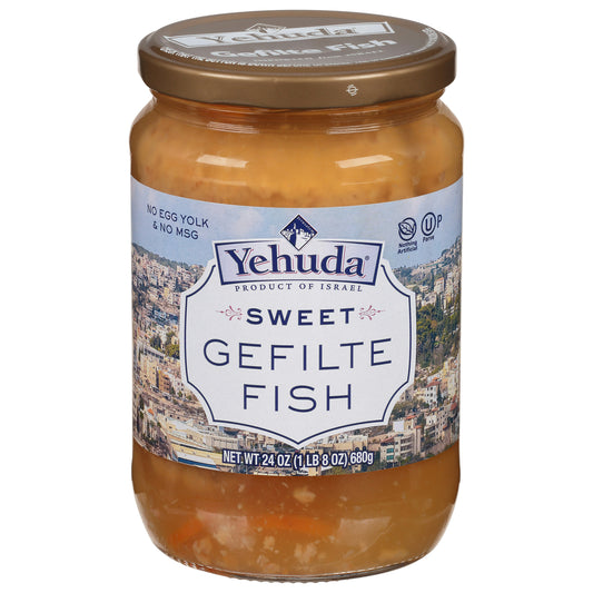 Yehuda Fish Gelfilte Sweet 24 Oz Pack of 12