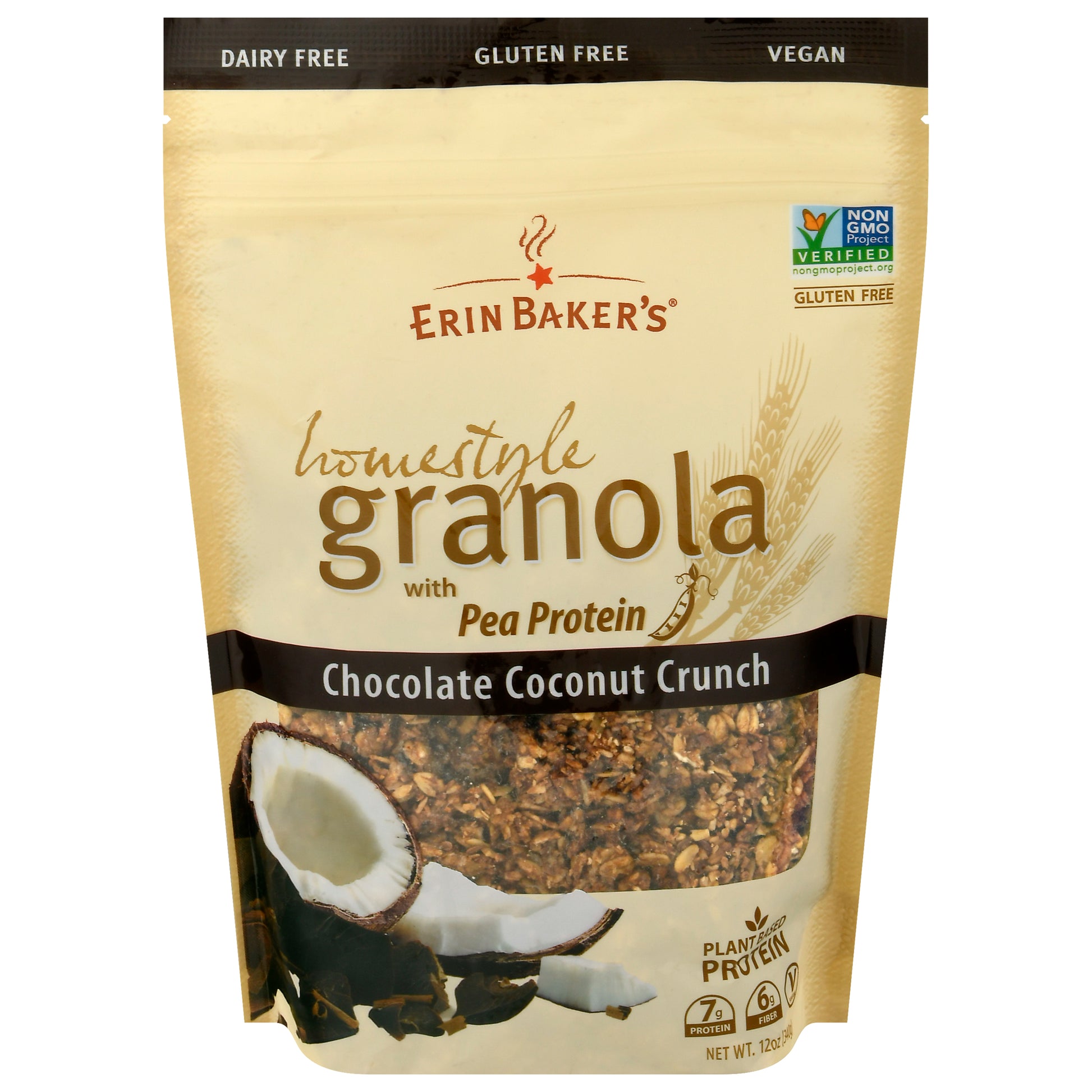 Erin Bakers Granola Chocolate Coco Homestyle 12 oz (Pack Of 6)