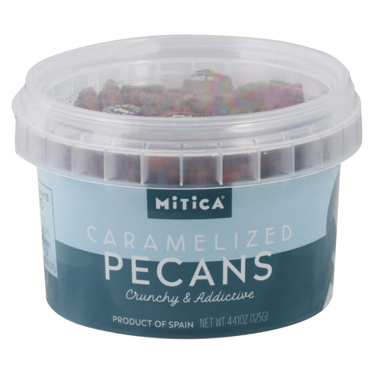 Mitica Pecans Caramelized Minitub 4.41 oz (Pack Of 12)