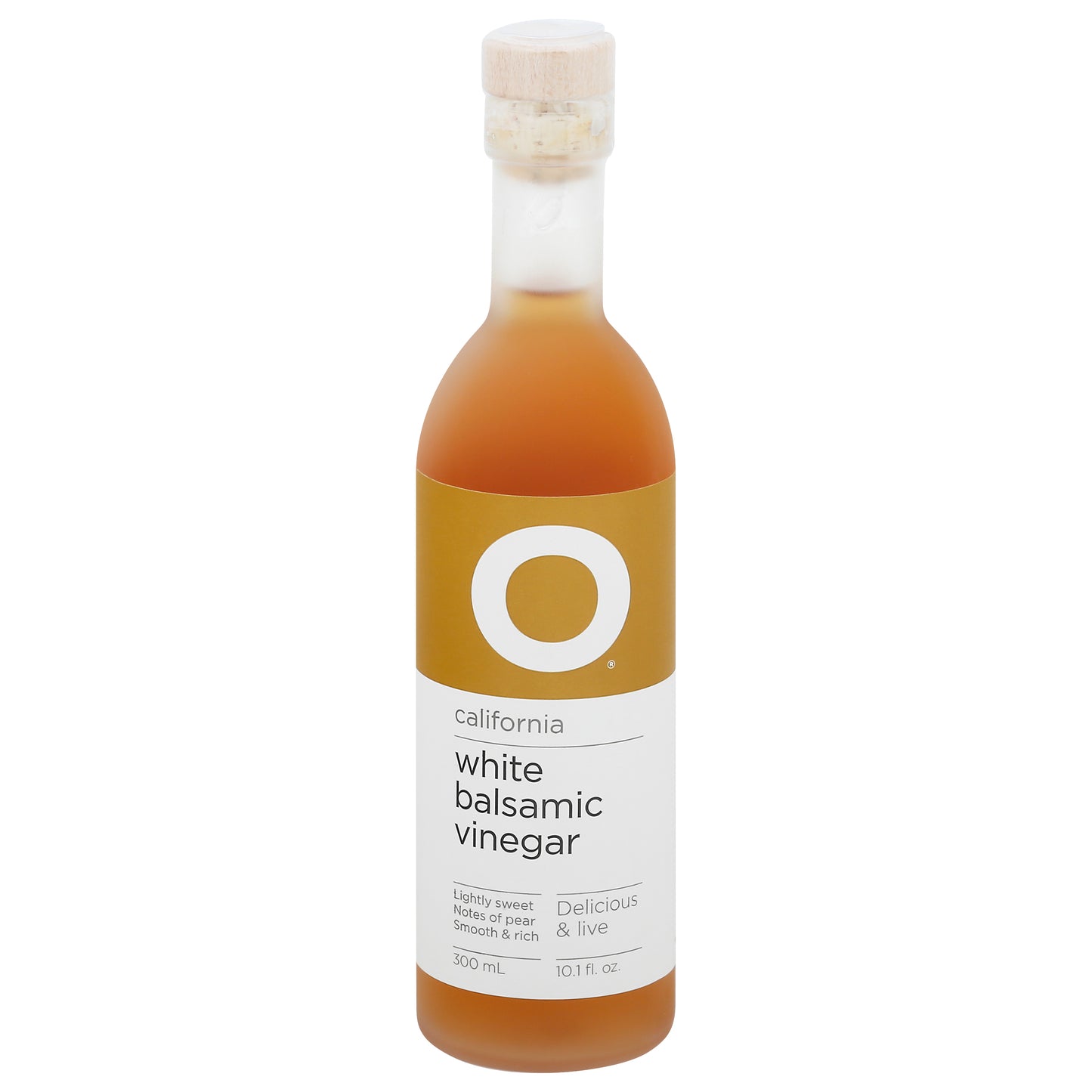 O Vinegar Balsamic White California 300 Ml (Pack Of 6)