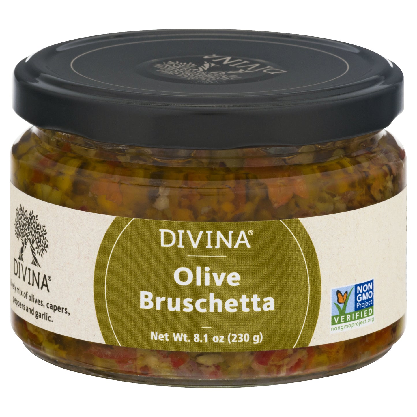 Divina Olive Bruschetta 8.1 Oz (Pack Of 6)