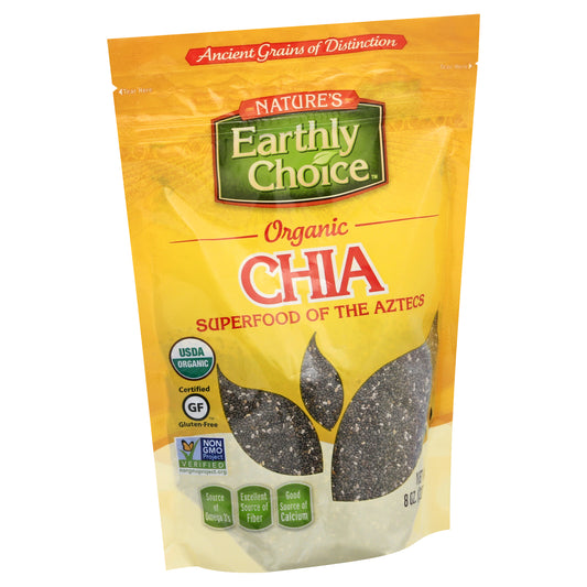 Natures Earthly Choice Seeds Chia Organic 8 oz (Pack Of 6)