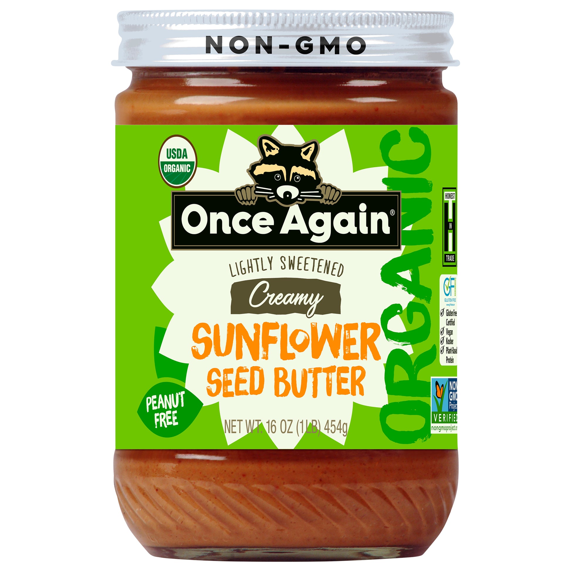 Once Again Butter Sunflower Sugar Organic 16 Oz (Pack Of 6)