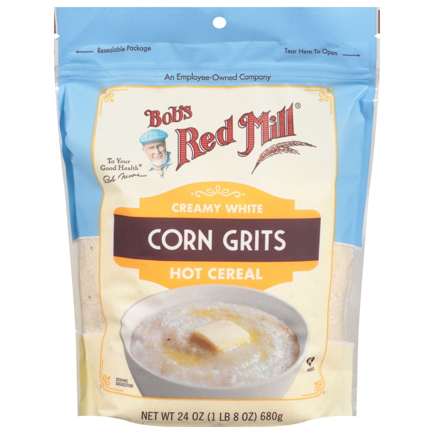 Bobs Red Mill Grits White Corn Polenta 24 Oz (Pack Of 4)