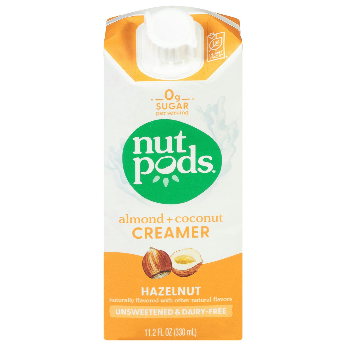 Nutpods Creamer Dairy Free Hazelnut 11.2 Fo Pack of 12