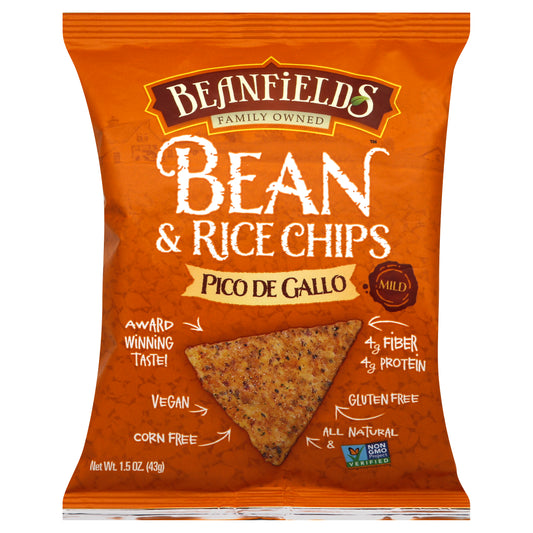 Beanfields Chip Bean&Rice Pico De Ga 1.5 Oz (Pack Of 24)