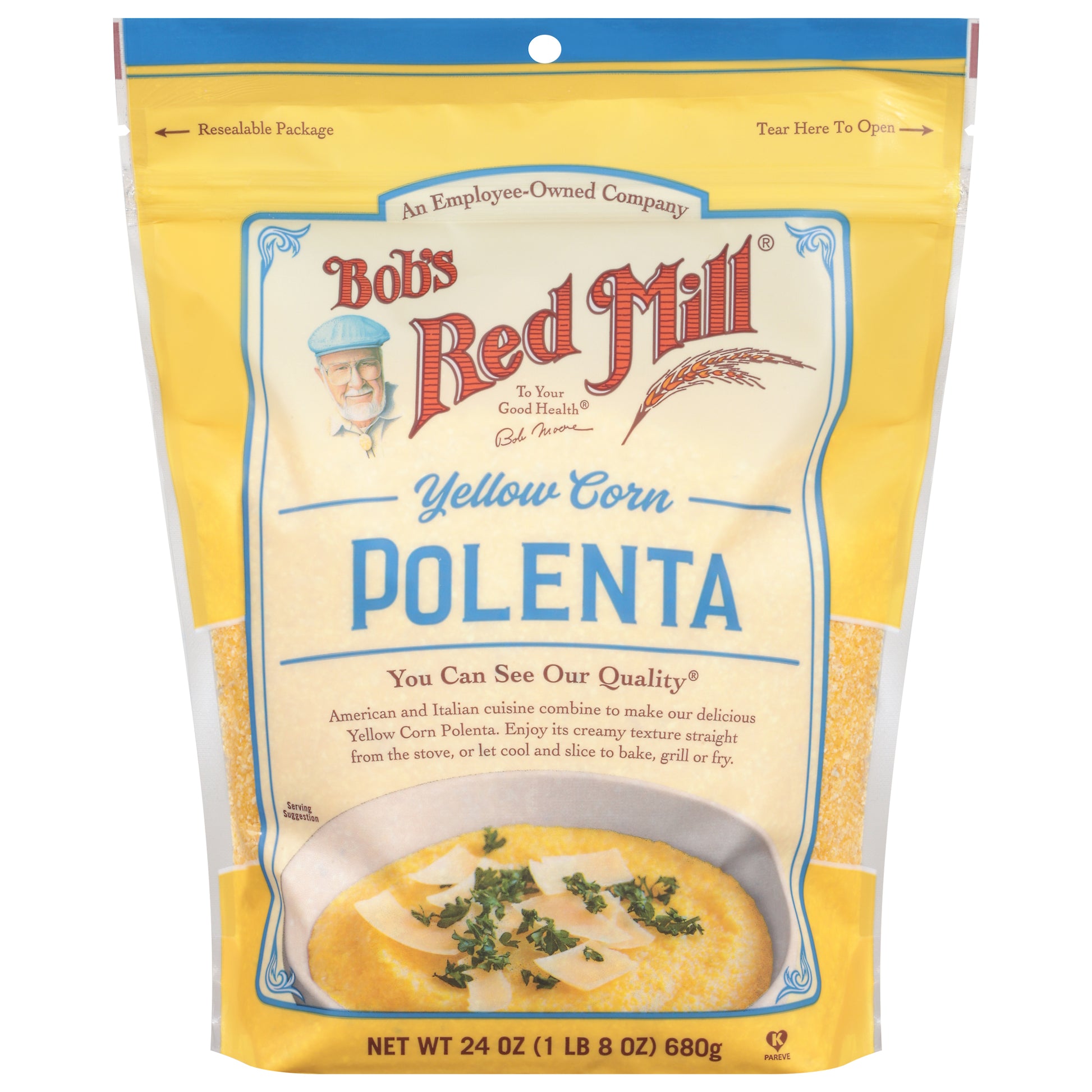 Bobs Red Mill Yellow Corn Polenta 24 oz (Pack Of 4)