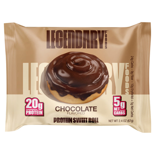 Legendary Foods Protein Sweet Rolls Chocolate 2.4 Oz (Pack Of 8)