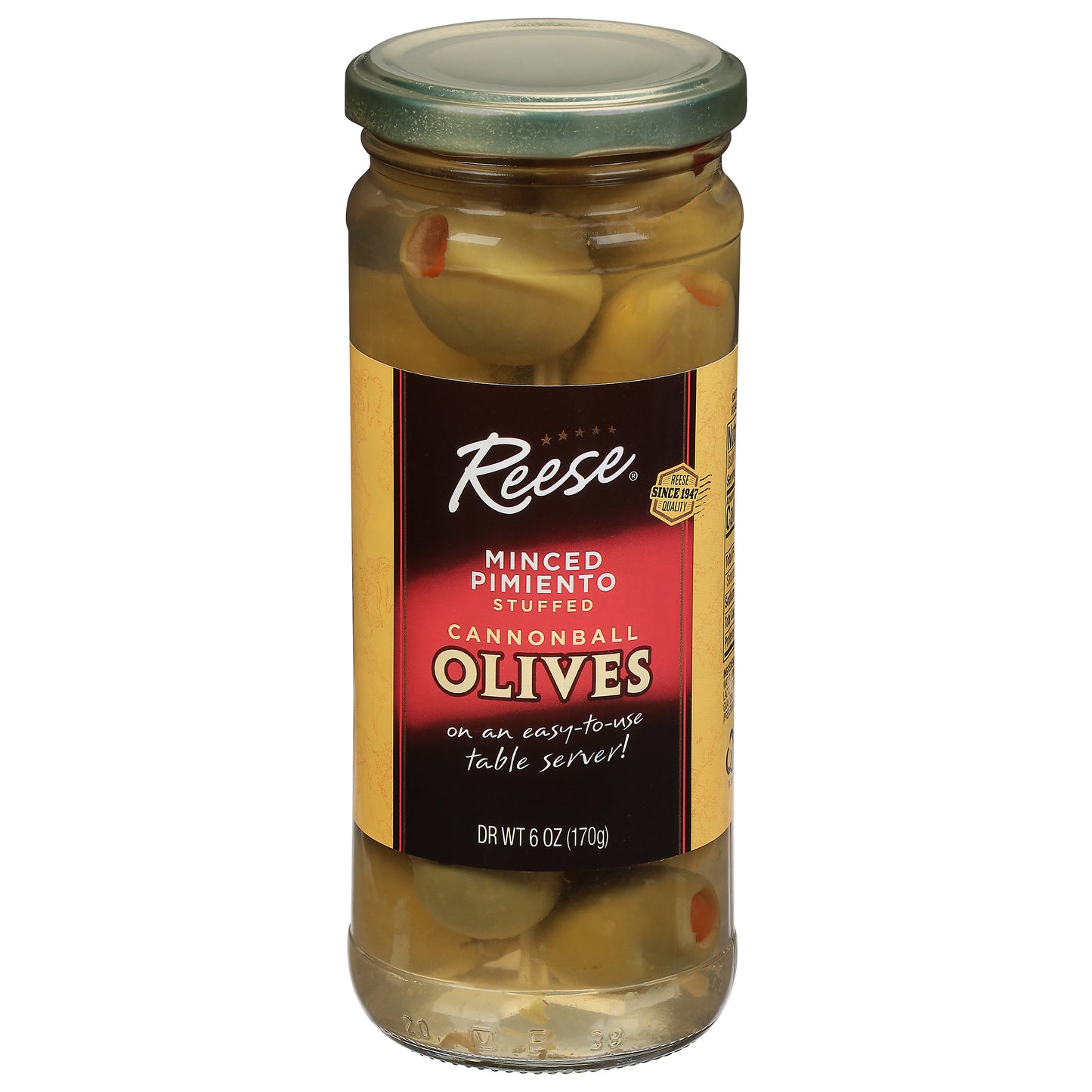 Reese Olive Stuffed Can 6 oz (Pack Of 6)