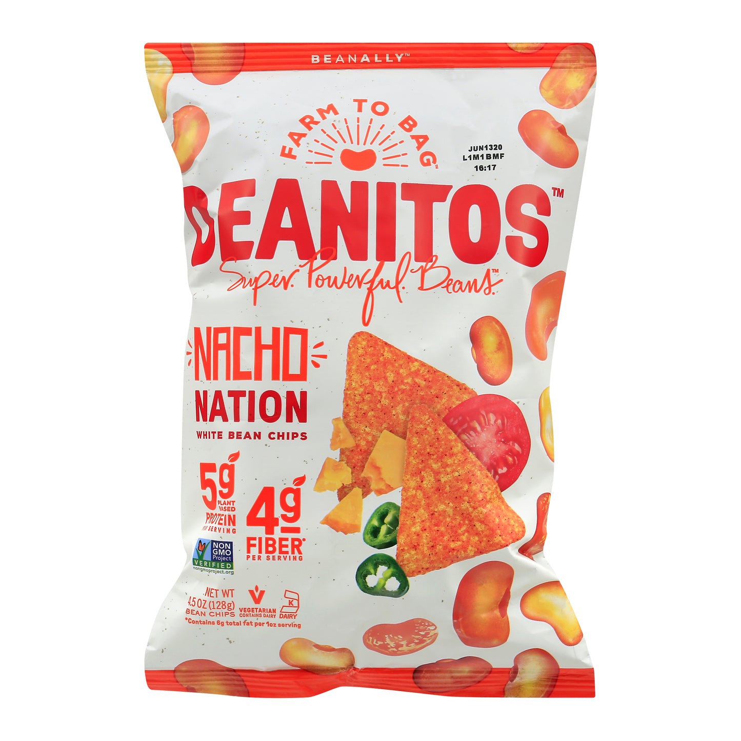 Beanitos Chip White Bean Nacho Cheese 4.5 oz (Pack Of 6)