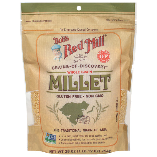 Bobs Red Mill Millet 28 oz (Pack Of 4)